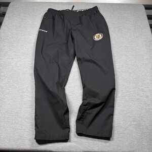 CCM Warm Up Pants Men XL Black Vegas Jr Golden Knights Hockey Athletic Team Gear
